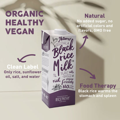 Organic Black Rice Milk 1L